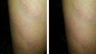 بالصور.. مدرس يجلد طالبا بـ «الخرزانة» ويسحله داخل الفصل بالجيزة