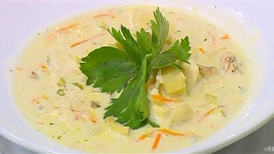 طريقة إعداد «شوربة الخرشوف المجمد بالكريمة»