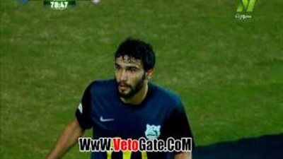 بالفيديو..رامى صبري يتعادل بالهدف الثاني لـ«إنبي» فى مصر المقاصة