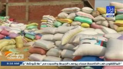 بالفيديو.. لحظة مداهمة مخزن لتجميع الأرز المهرب