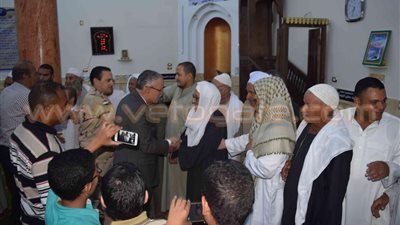 محافظ المنيا يفتتح مسجد الشهيد مصطفى خليل جاد بعزبة عزاقة