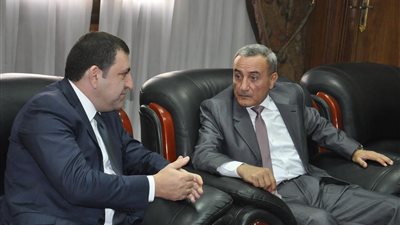 محافظ القليوبية يستقبل سفير دولة أذربيجان