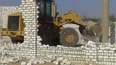 إزالة 56 تعد على الزراعات بالشرقية