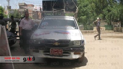 سيارات تدعو المواطنين للمشاركة في الانتخابات بشمال سيناء