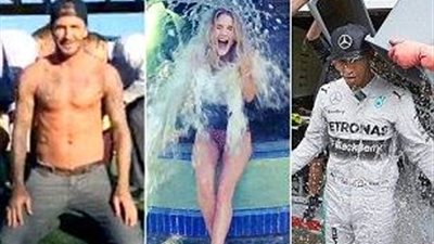 بالصور.. تحدى دلو الثلج رفع سقف التبرعات لمرضى التصلب الجانبي