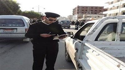 ضبط 5815 مخالفة مرورية بشوارع الجيزة