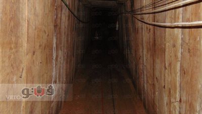 بالصور.. اكتشاف جسم نفق رئيسي متفرع منه 3 أنفاق في رفح