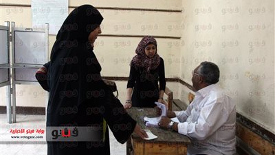 انتظام العملية الانتخابية في لجان المعادي