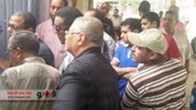 بالصور.. إقبال الناخبين على لجان بشتيل