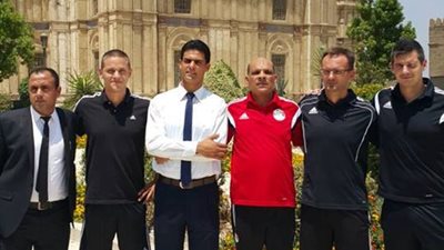 طاقم تحكيم نهائي الكأس يزور قلعة محمد علي