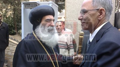 بالفيديو والصور.. وفد رفيع  المستوى يهنئ أقباط المنوفية بعيد الميلاد