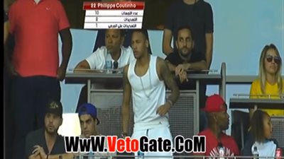 بالفيديو.. «نيمار» ينفعل في المدرجات خلال مباراة «البرازيل والإكوادور»