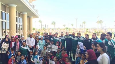 النادي المصري يشارك في احتفالية يوم اليتيم