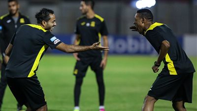 بالصور.. «كهربا» يعود لمران اتحاد جدة استعدادا لمباراة التعاون