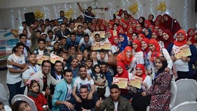 بالفيديو والصور.. رسالة تحتفل مع 400 طفل بيوم اليتيم في أبو حماد