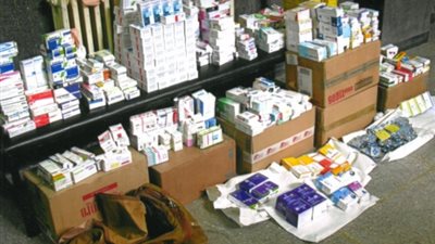 التليفزيون المصري يبث فيديو عن واقعة ضبط ٣٠ طن أدوية اليوم