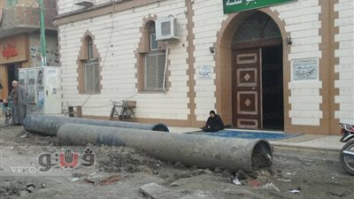 أول صور لمسجد أبو سنة وسرداق عزاء والد أبو تريكة بناهيا