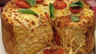 طريقة إعداد كيك البيتزا مع أميرة شنب