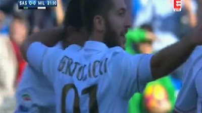 بالفيديو.. ميلان يفوز على ساسولو بهدف مقابل لا شيء