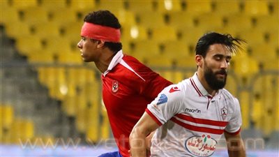 مصطفى فتحي يتقدم بالهدف الثالث للزمالك في مرمى الأهلي