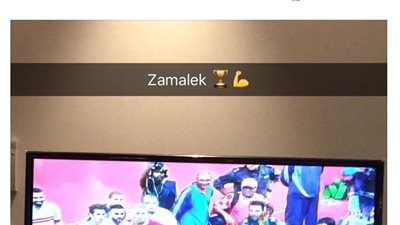 «كهربا» يهنئ لاعبي الزمالك بالفوز بكأس مصر