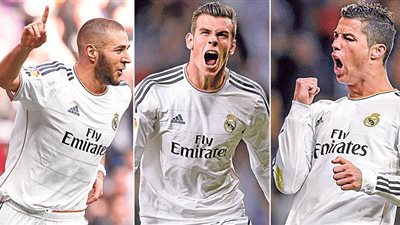 رونالدو وبيل وبنزيمة يقودون الريـال أمام فياريال بالدوري الإسباني