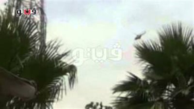 بالفيديو.. طائرات الهليكوبتر تحلق في سماء البحيرة لتأمين الانتخابات