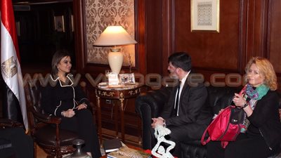 وزيرة التعاون الدولى تستقبل رئيس قسم الشرق الأوسط بمنظمة التعاون