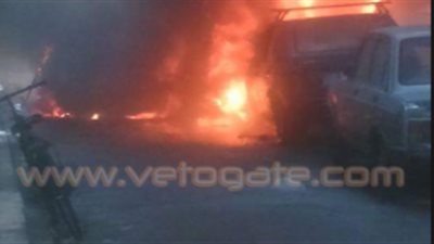 مصرع شخص وإصابة آخرين في اشتعال سيارة بأسيوط