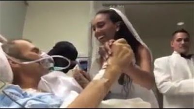 شاهد.. ماذا فعلت عروس علمت أن والدها يعيش أياما معدودة في حياته