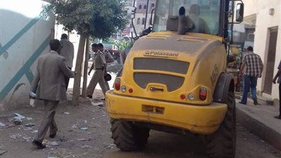 بالصور.. تحرير 12 محضر إشغالات في حملة بالدقهلية