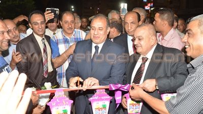 بالصور.. افتتاح معرض «أهلا رمضان» للسلع الغذائية بكفر الدوار