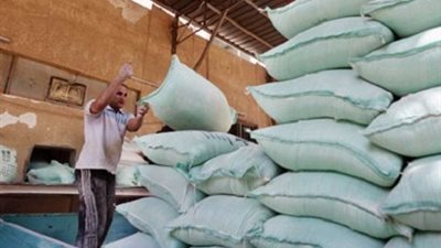 ضبط 70 طن أرز في مخزن بدمياط