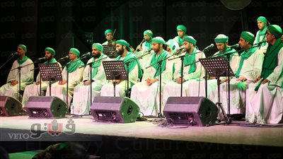 بالصور.. الشيخ إيهاب يونس يتألق مع «الحضرة» في ساقية الصاوي