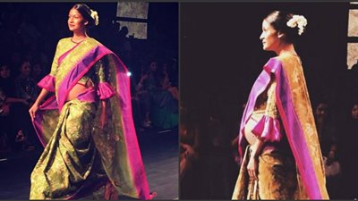 بالصور.. لقطات مذهلة لعارضة أزياء هندية «حامل»