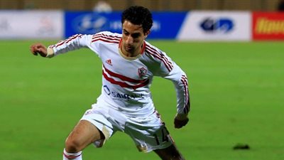 أيمن حفني يحرز الهدف الأول للزمالك في مرمى حرس الحدود