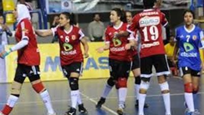 آنسات الأهلي يفزن ببطولة الدوري الممتاز للكرة الطائرة