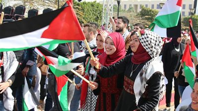 بالصور.. فلسطين تشارك في المهرجان الثقافي العاشر بجامعة 6 أكتوبر