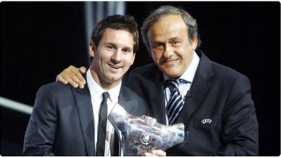 بلاتينى: ميسى يستحق لقب الأفضل فى العالم