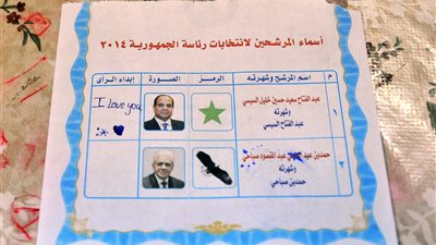 بالفيديو والصور.. «رسائل غرامية» على «بطاقات التصويت».. «بحبك يا خلود».. «عشان ترتاحي يا دودو».. «أرق التهاني لإيما واطسون».. «في الحب مفيش هزار&