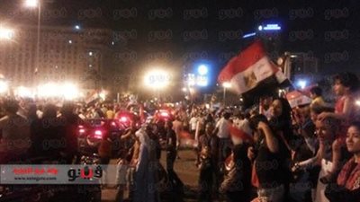 بالصور.. الألعاب النارية تضيء سماء التحرير احتفالا بفوز «السيسي»