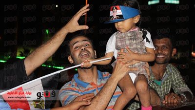 بالفيديو والصور.. «بدر» يشارك في احتفالات مؤيدي «السيسي» بالمهندسين