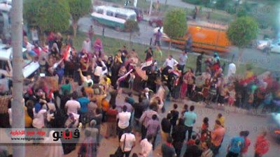 بالصور.. الفيوم تحتفل  بنتيجة الانتخابات الرئاسية