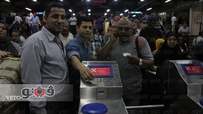 أول صور لبوابات تذاكر المترو الجديدة