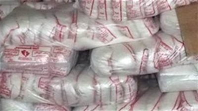 مصادرة 10 أطنان سكر قبل بيعها في السوق السوداء بالبدرشين