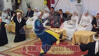 بالصور ... بيت العائلة المصرية بالدقهلية ينظم حفل زفافى جماعى