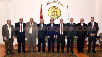 شقيق السيسي رئيسا لوحدة مكافحة غسل الأموال.. ظهر في احتفالية دار القضاء لأول مرة.. شارك في حل أزمة تنازع اختصاصات الهيئات القضائية.. رفض الحراسة الشخصية.. وأبرز أقواله «السيسي شايل حمل تقيل»