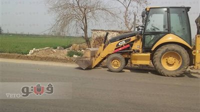 بالصور.. حملة لإنارة الطرق بين قرى طوخ بالقليوبية