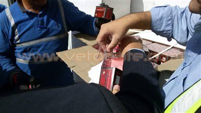 بالصور.. جمارك شرق بورسعيد تحبط تهريب 28.5 مليون قرص تامول
