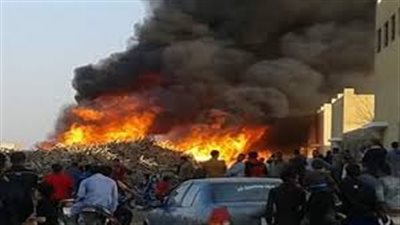 حريق هائل يلتهم منزلا في المنوفية